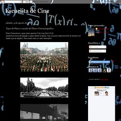 Escuelita de Cine: Tipos de Plano o escala del Plano Cinematografico