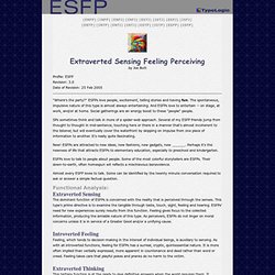 ESFP Profile