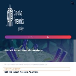 ESI-MS Intact Protein Analysis