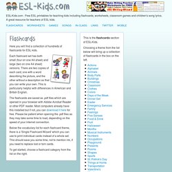 ESL-Kids - ESL Flashcards