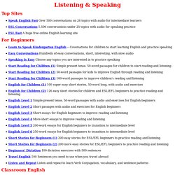 ESL Listening Websites