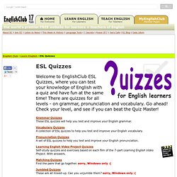 ESL Quizzes
