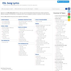 ESL Song Lyrics