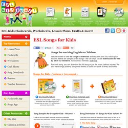 ESL Songs for kids to download