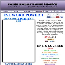 ESL WORD POWER 1 (PDF E-BOOK)