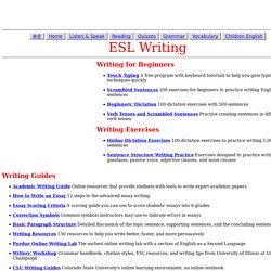 ESL Writing