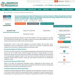 Esomeprazole Magnesium Market Outlook to 2026 - Search4Research