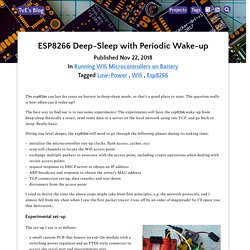 ESP8266 Deep-Sleep with Periodic Wake-up