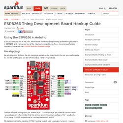 ESP8266 Thing Development Board Hookup Guide