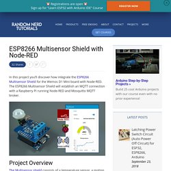 ESP8266 Multisensor Shield with Node-RED