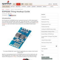 ESP8266 Thing Hookup Guide