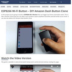 ESP8266 Wi-Fi Button Amazon Dash