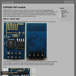 ESP8266 WiFi module