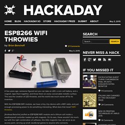 ESP8266 WiFi Throwies