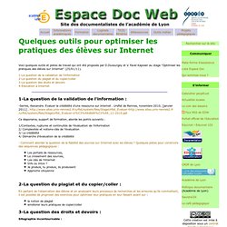 - Espace Doc Web - Académie de Lyon