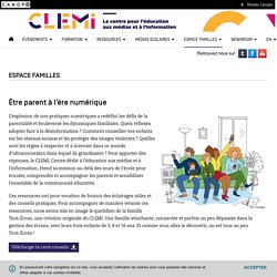 Espace familles - CLEMI