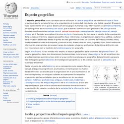 Espacio geográfico