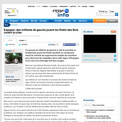 Espagne: des militants de gauche jouent les Robin des Bois contre la crise