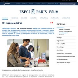 ESPCI Paris : Un modèle original