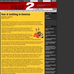 ESPN.com: Page 2 : Fear & Loathing in America