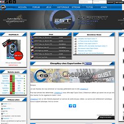 Esport Online - Organisation de tournois Online