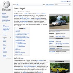 Lotus Esprit