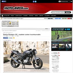 Moto Infos : Essai du DAELIM Roadwin FI