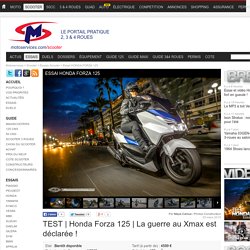 Essai Honda Forza 125
