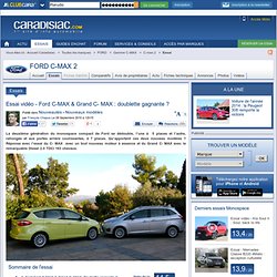 Ford C-MAX & Grand C- MAX: Doublette gagnante ?