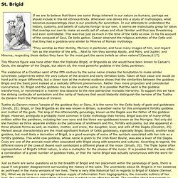 essay: St. Brigid