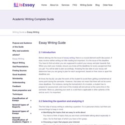 Essay Writing Guide: How to Write an Essay & Tips