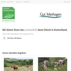 Essbare Landschaften - Die einfachen Genüsse.