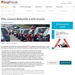 TVA : essence déductible à 60% en 2020 LégiFiscal