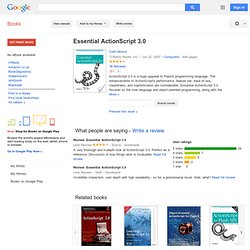 Essential ActionScript 3.0