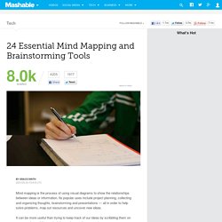24 Essential Mind Mapping and Brainstorming Tools
