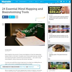 24 Essential Mind Mapping and Brainstorming Tools