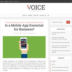Is a Mobile App Essential for Business? – Relative Values