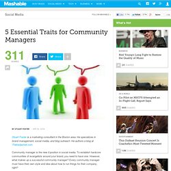 5 Essential Traits for Community Managers