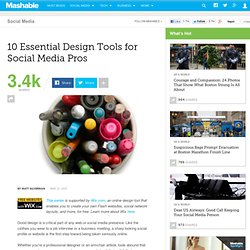 10 Essential Design Tools for Social Media Pros