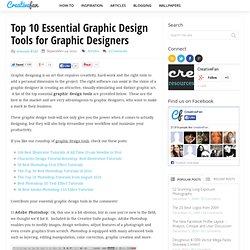 Top 10 Essential Graphic Design Tools for Graphic Designers