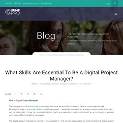 What Skills Are Essential To Be A Digital Project Manager?