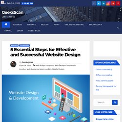 5 Essential Steps for Effective and Successful Website Design