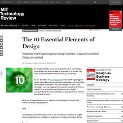 The 10 Essential Elements of Design