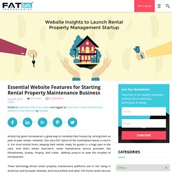 Essential Website Features for Starting Rental Property Maintenance Business