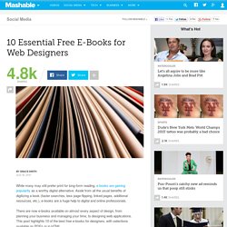 10 Essential Free E-Books for Web Designers