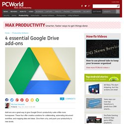 4 essential Google Drive add-ons
