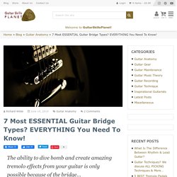 7 Most ESSENTIAL Guitar Bridge Types? EVERYTHING You Need To Know! - Guitar Skills Planet