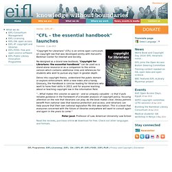 "CFL - the essential handbook" launches