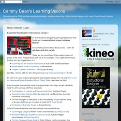 Essential Reading for Instructional Design?