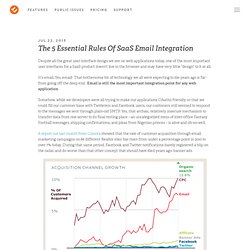 The 5 essential rules of SaaS email integration - DoneDone